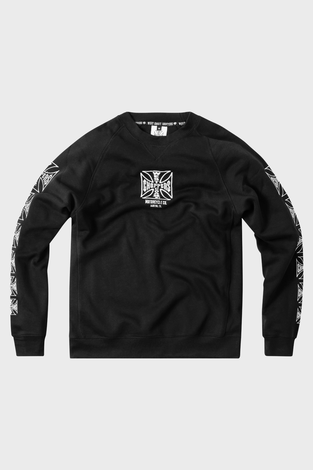 West Coast Choppers Dominator Oversized Sweatshirt black embroidered