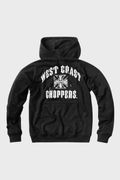 West Coast Choppers Iron Oversized Hoodie black with 3D Iron logo