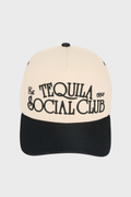 Tequila Social Club Trucker Cap - Embroidered Two-Tone Snapback Hat
