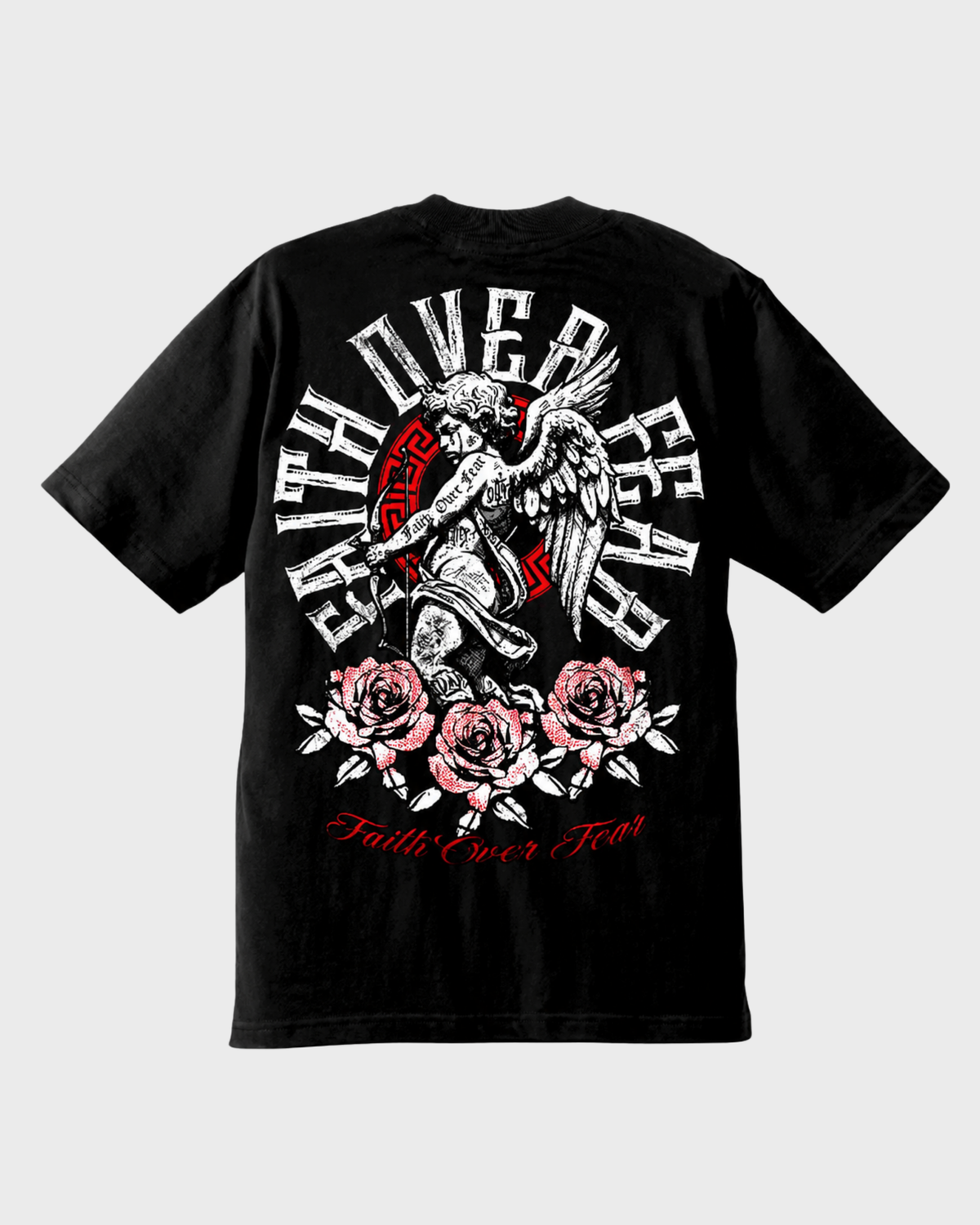 Faith Over Fear Angel Graphic Tee