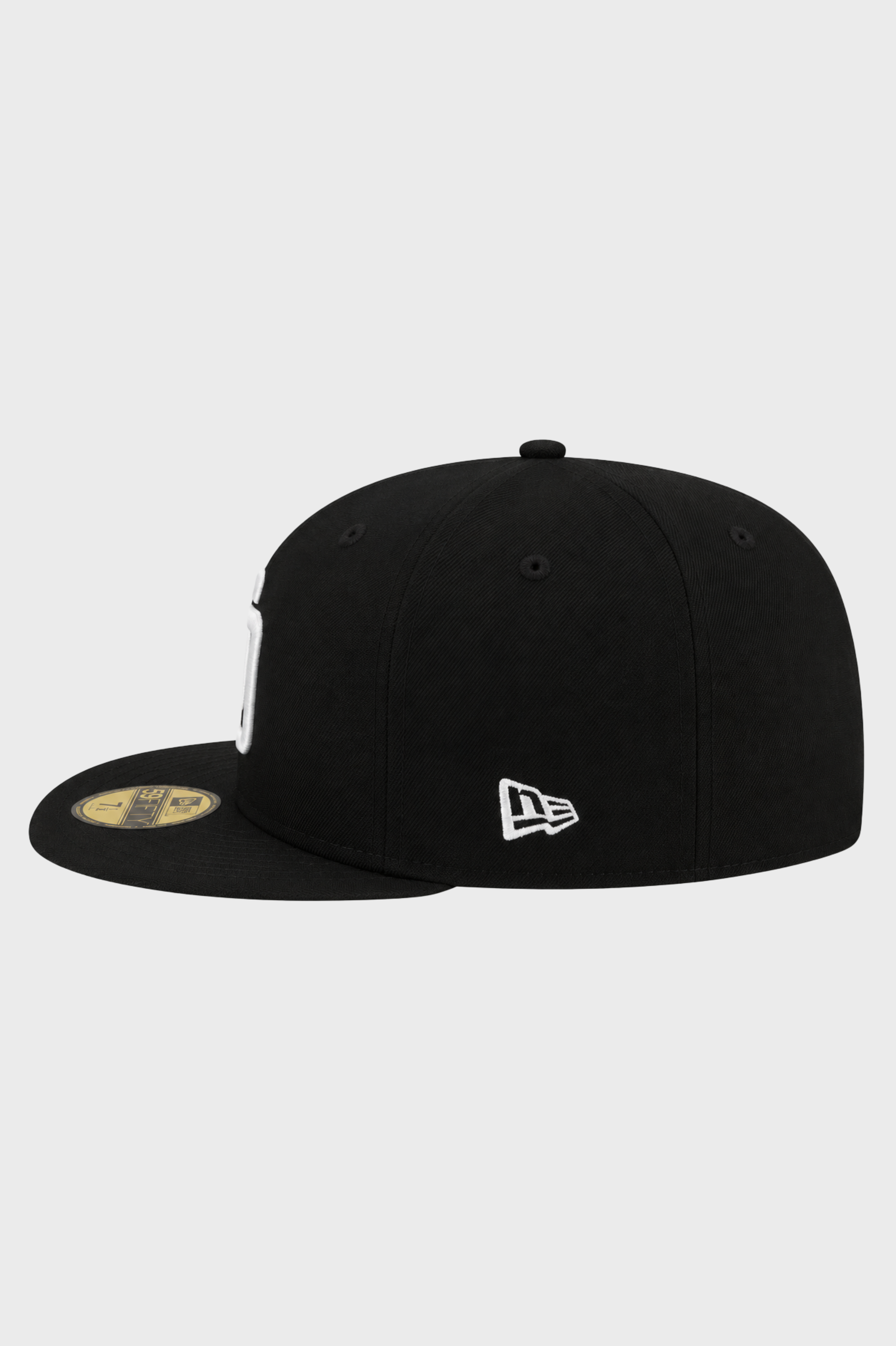 New Era / San Diego Padres Basic Black & White 59FIFTY Fitted