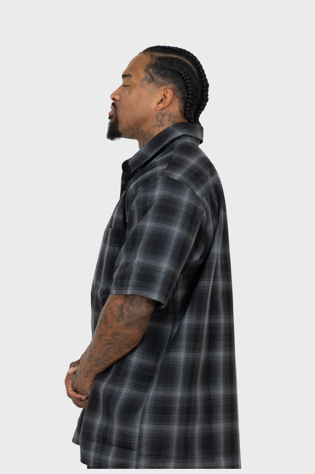 FB County / Short Sleeve Checker Flannel Shirt