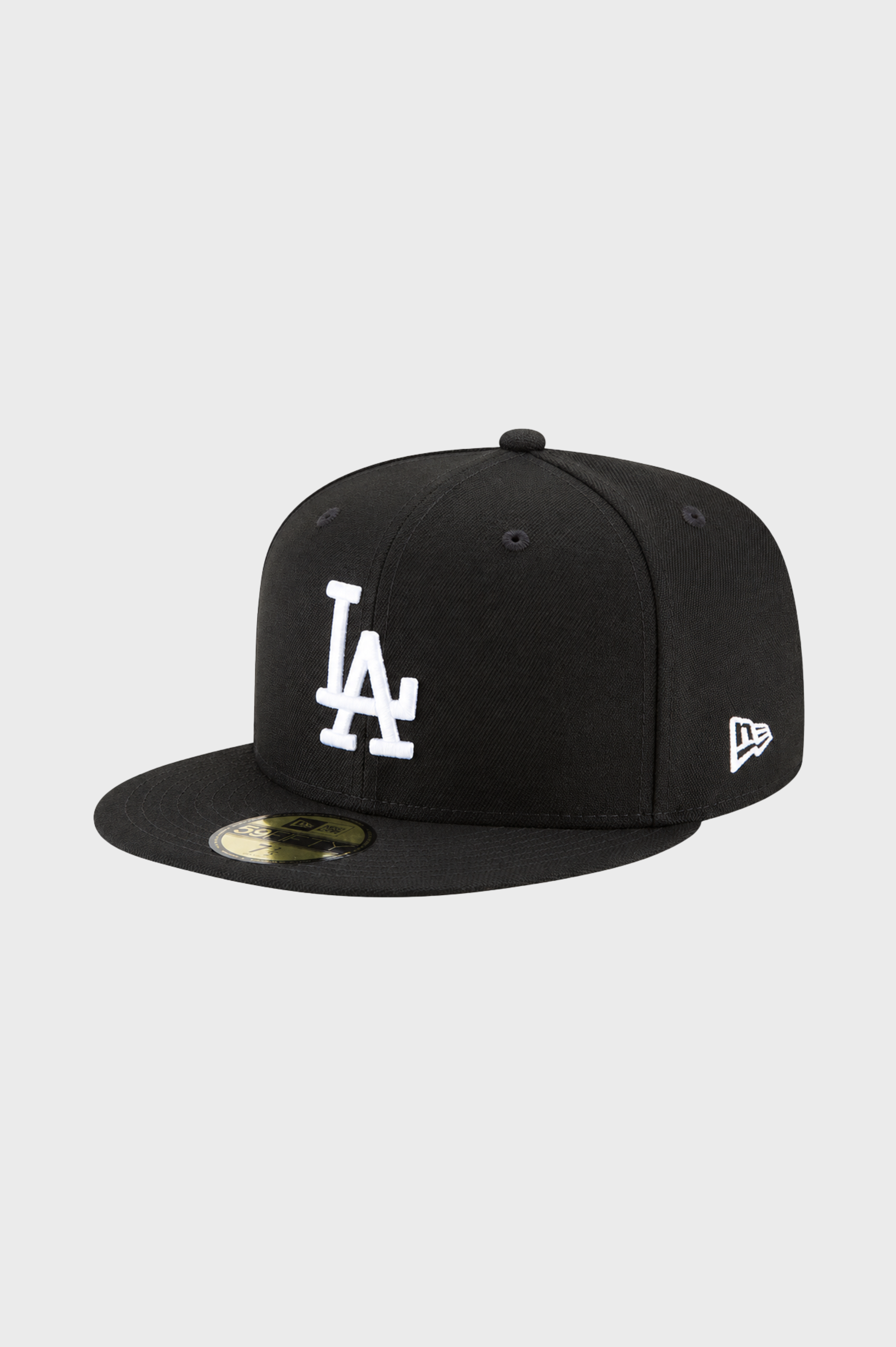 New Era / LA Dodgers Black and White Basic 59FIFTY Fitted