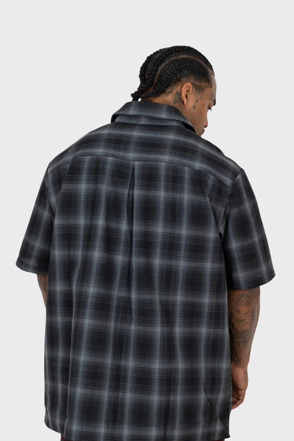 FB County / Short Sleeve Checker Flannel Shirt