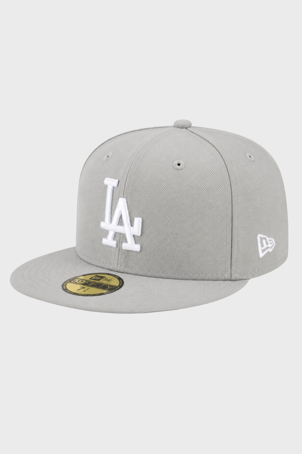 New Era / Los Angeles Dodgers Grey Basic 59FIFTY Fitted
