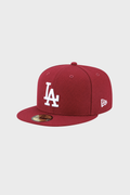 New Era / Los Angeles Dodgers Burgundy Basic 59FIFTY Fitted