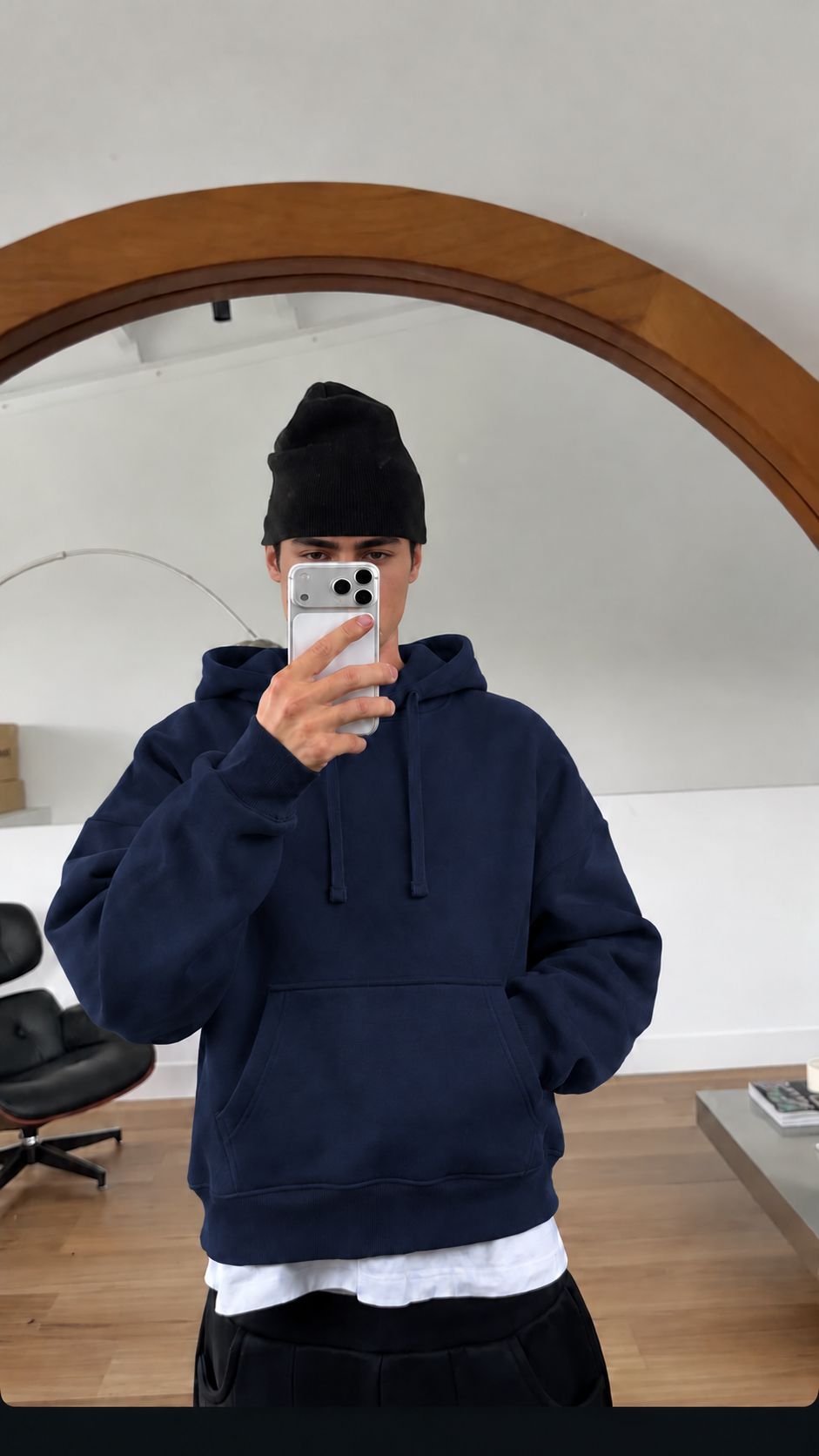 Plain Fleece Pullover Hood