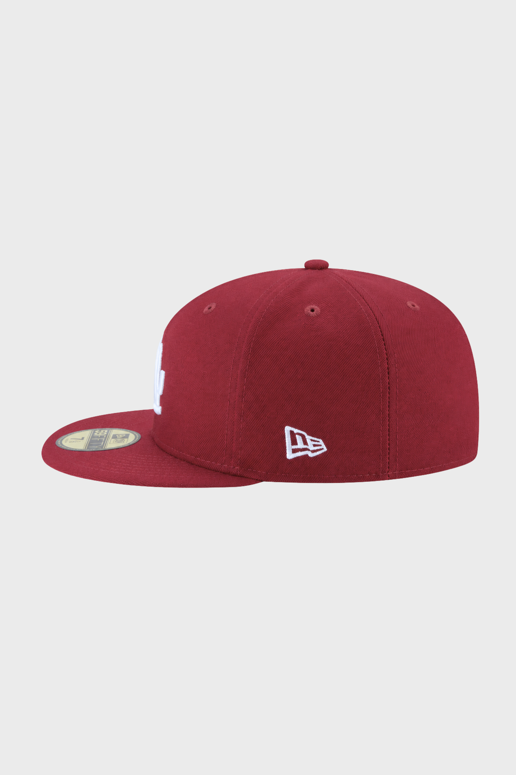 New Era / Los Angeles Dodgers Burgundy Basic 59FIFTY Fitted