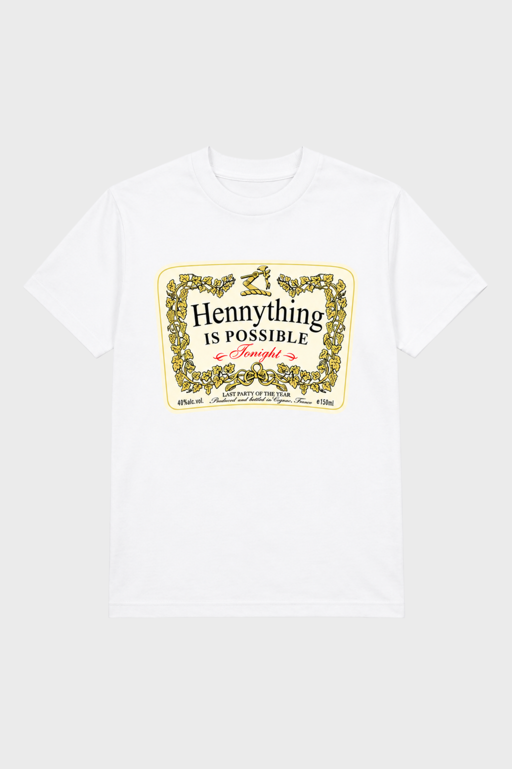 Hennything is Possible / Graphic T-Shirt Men's Casual Tee