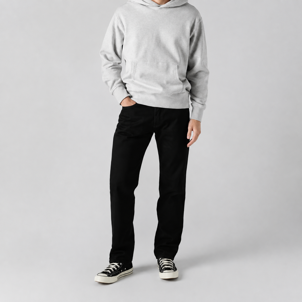 Levi's / 501® Original Fit Men's Jeans / Black - Black