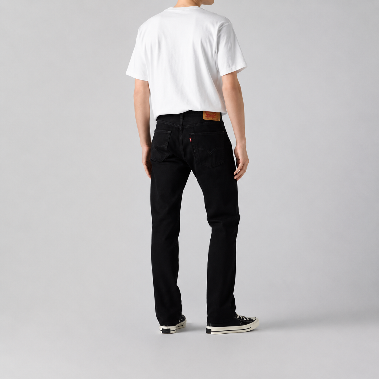 Levi's / 501® Original Fit Men's Jeans / Black - Black