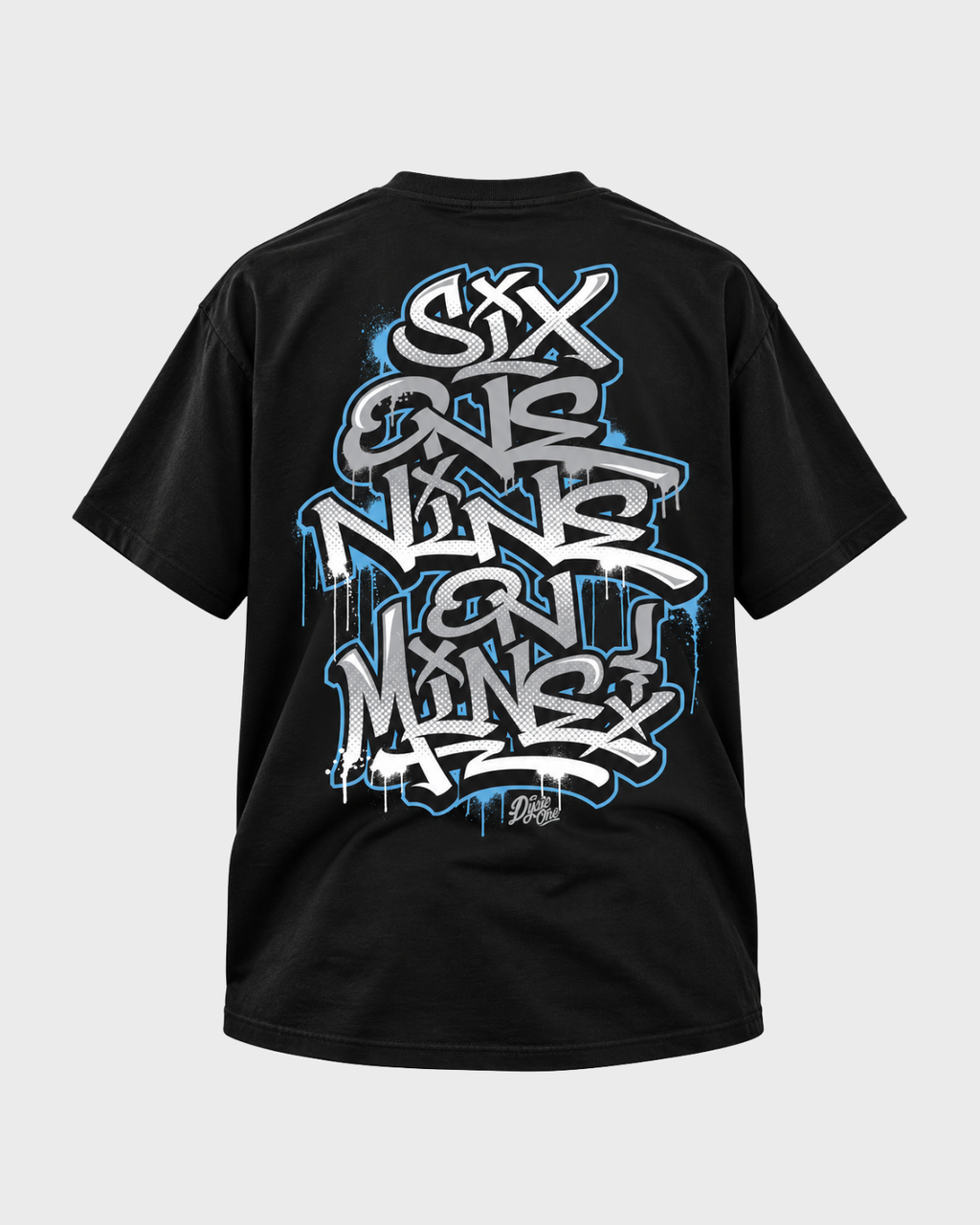 Dyse One 619 On Mine graphic tee black back