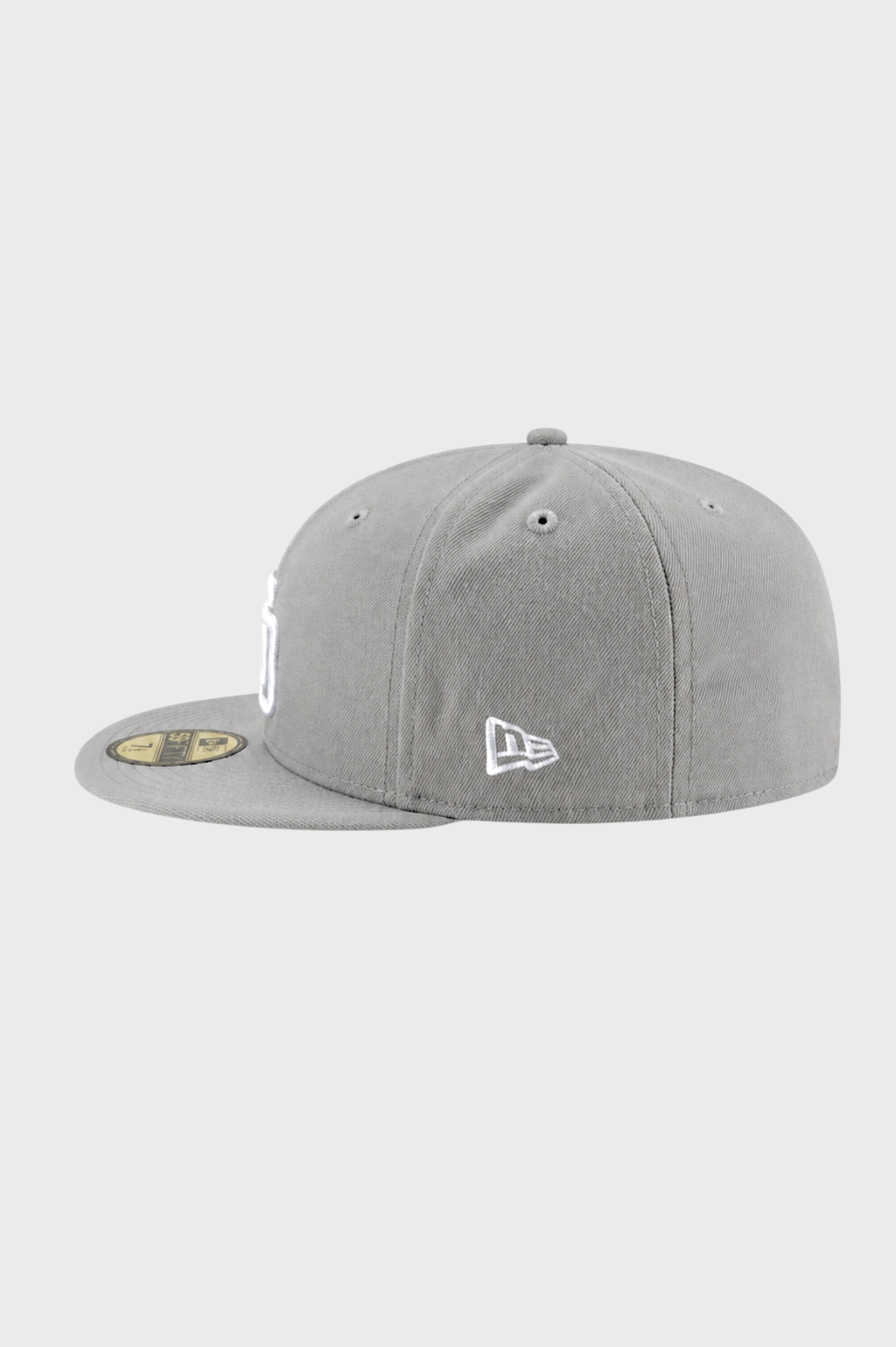New Era / San Diego Padres Basic Gray & White 59FIFTY Fitted