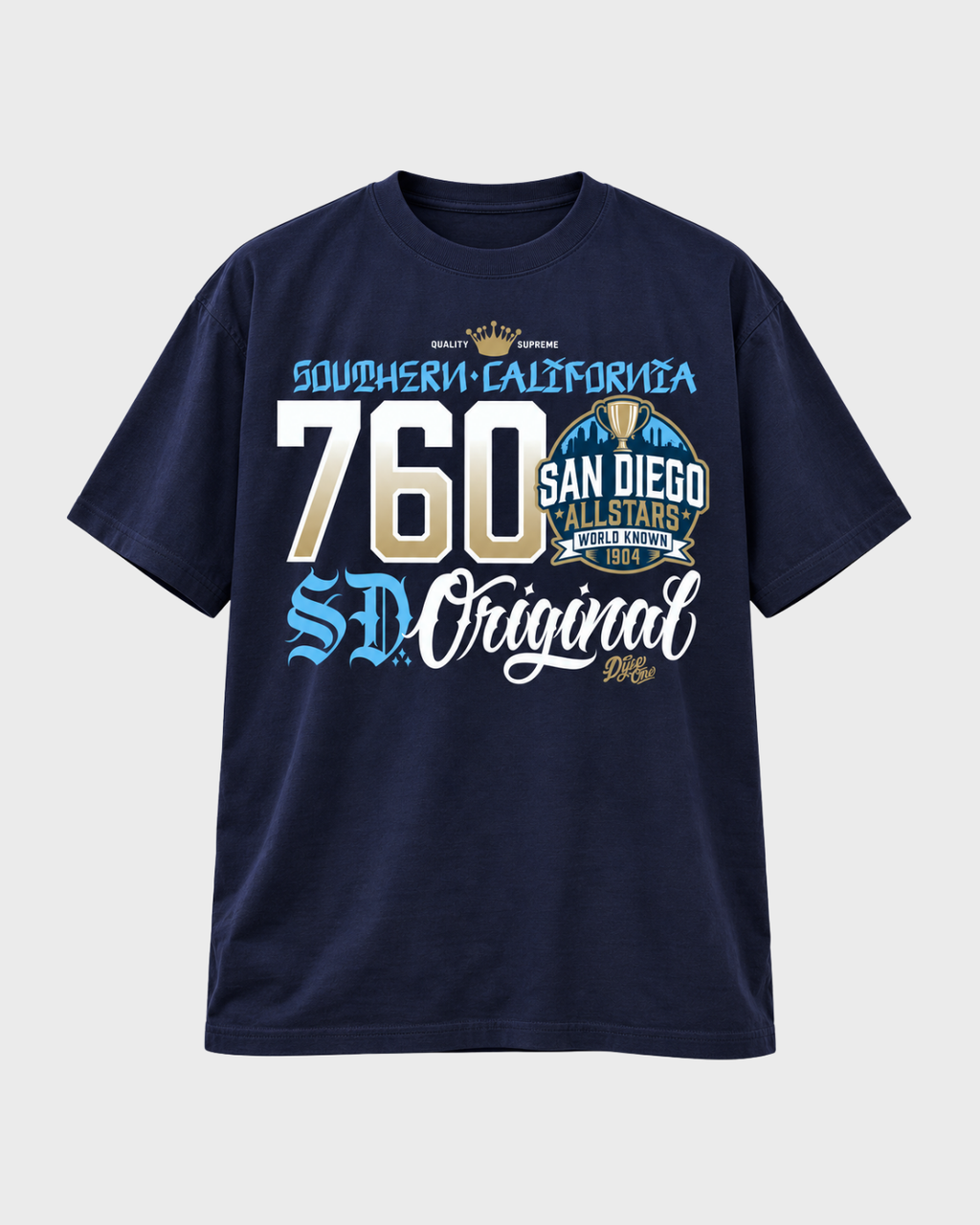 Dyse One 760 All Star graphic tee black back
