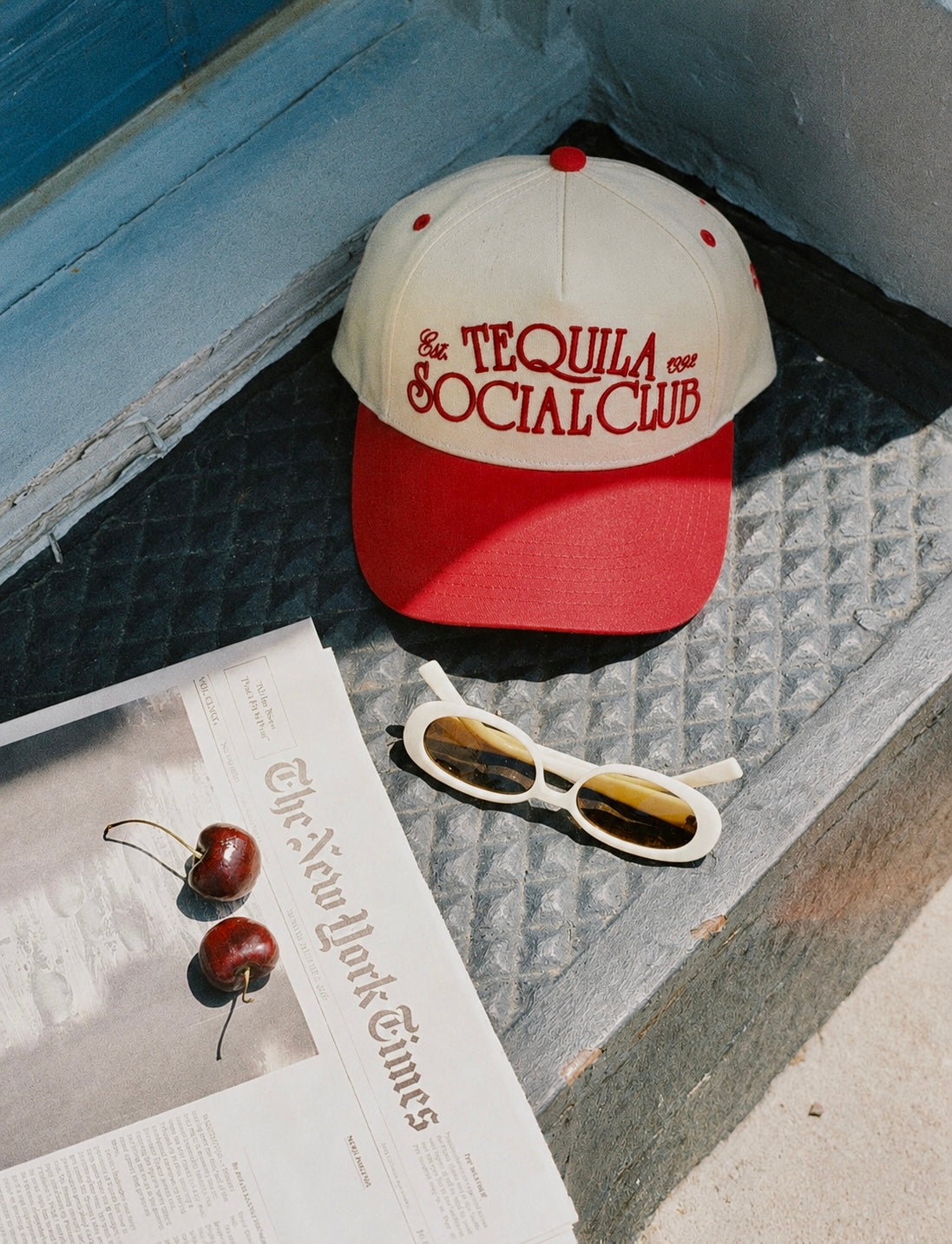 Tequila Social Club Trucker Cap - Embroidered Two-Tone Snapback Hat