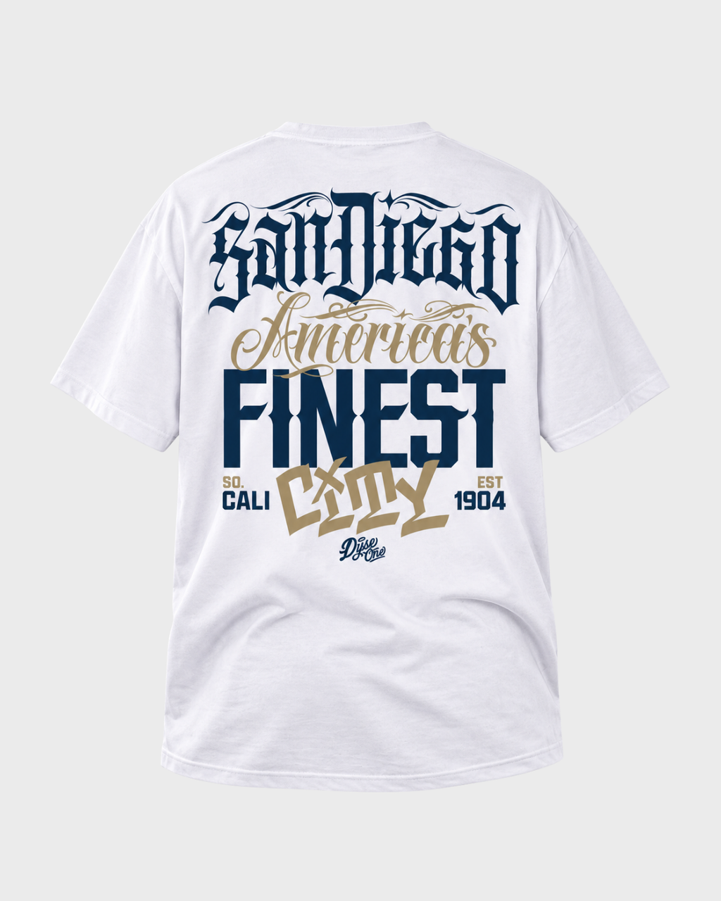 Dyse One AFC Stack graphic tee white back