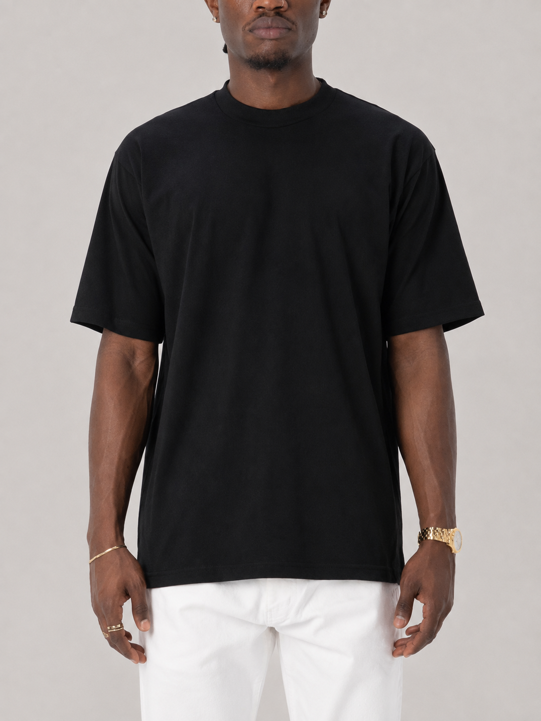 Pro Club Men's Heavyweight T-Shirts 3-Pack – Short Sleeve Crew Neck Cotton Tees