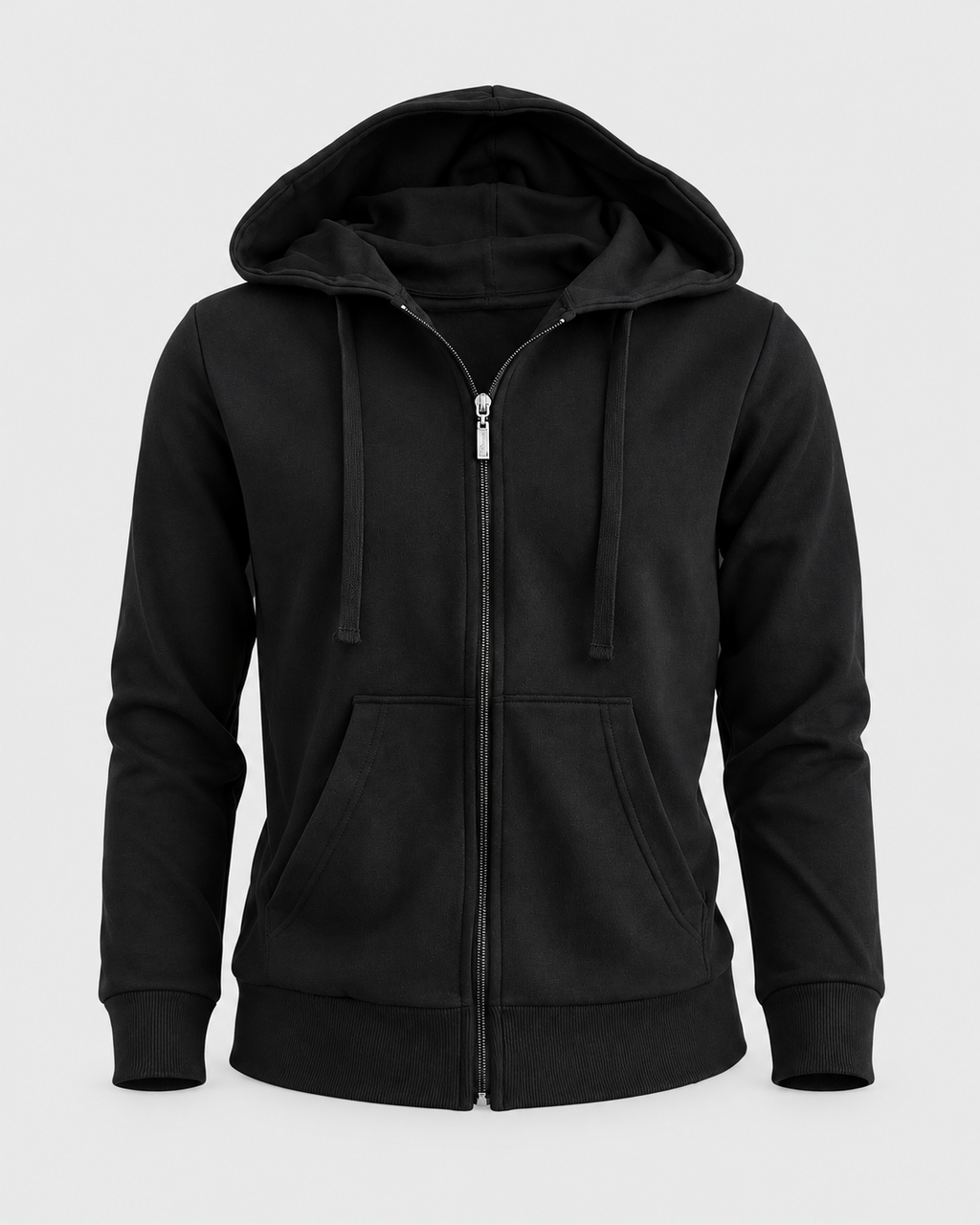 Plain Fleece Zipper Hood