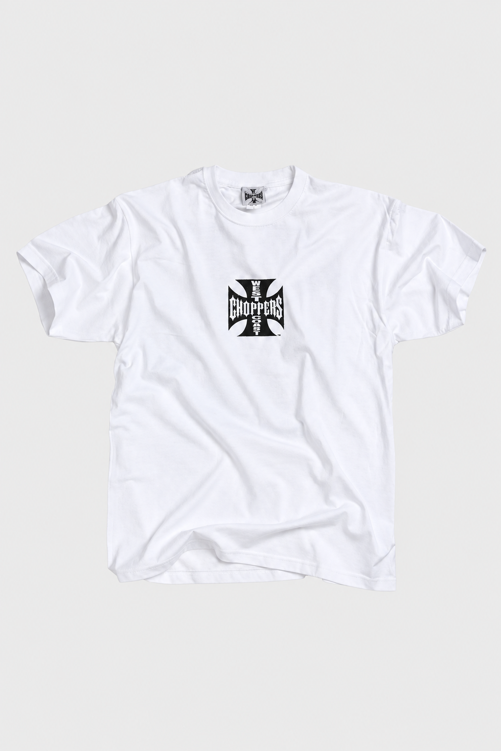 West Coast Choppers white Iron Cross biker tee - OG Classic