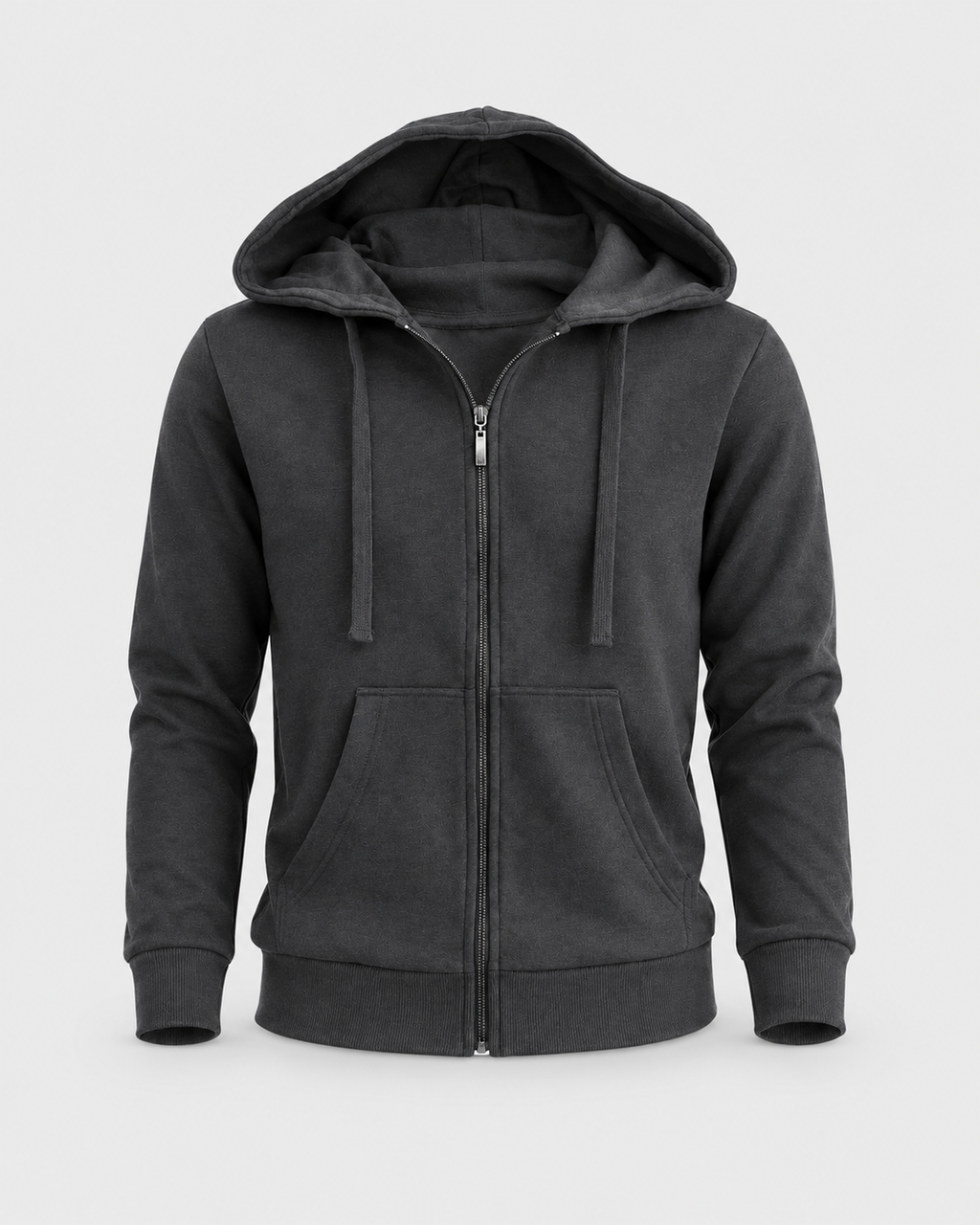 Plain Fleece Zipper Hood