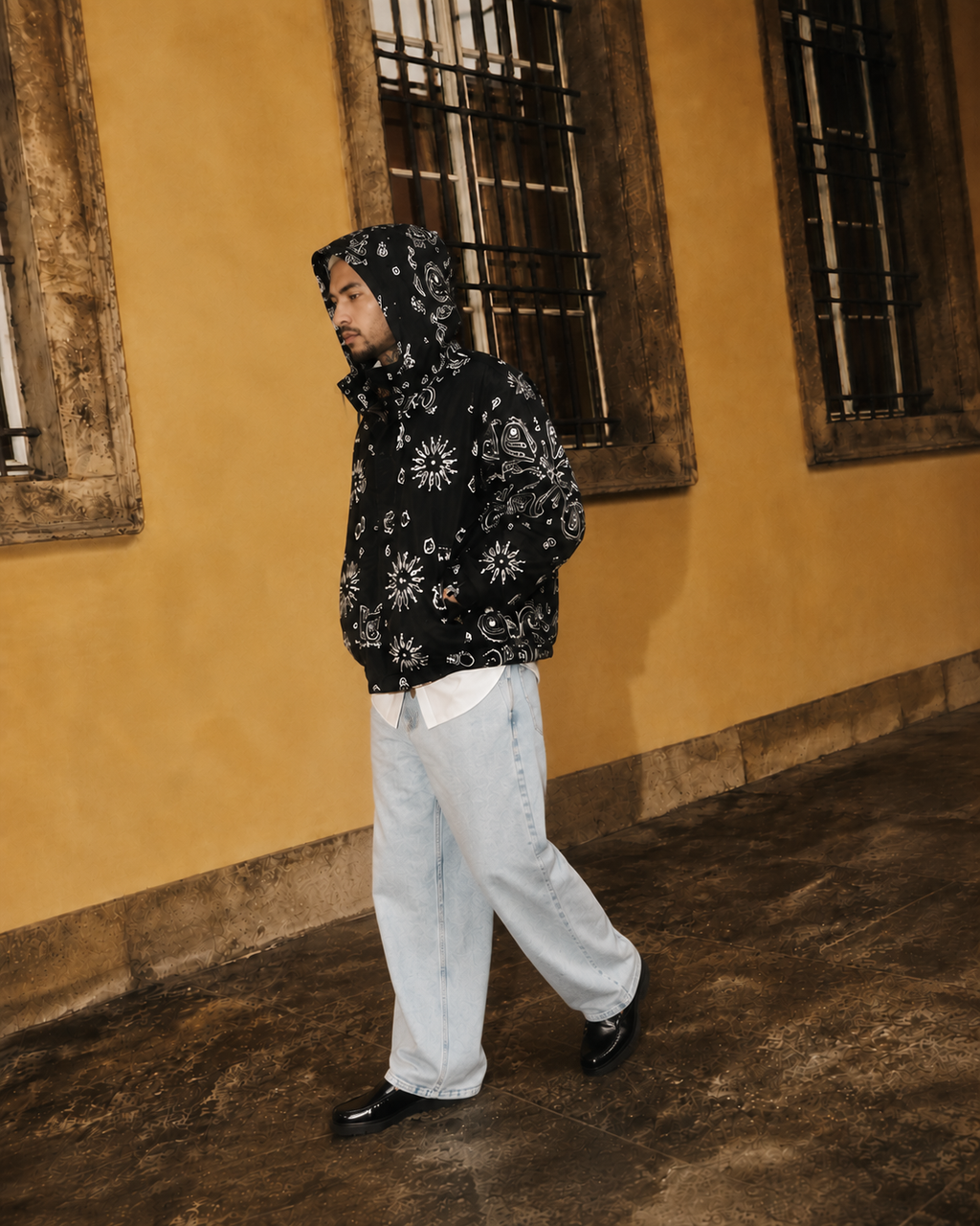 Shaka Paisley Print Windbreaker Jacket, view 2