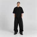 Shaka Wear Super Mesh Pants in black - lightweight mesh streetwear pants