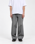 Neo Blue light grey raw denim baggy jeans, wide-leg fit - image 1