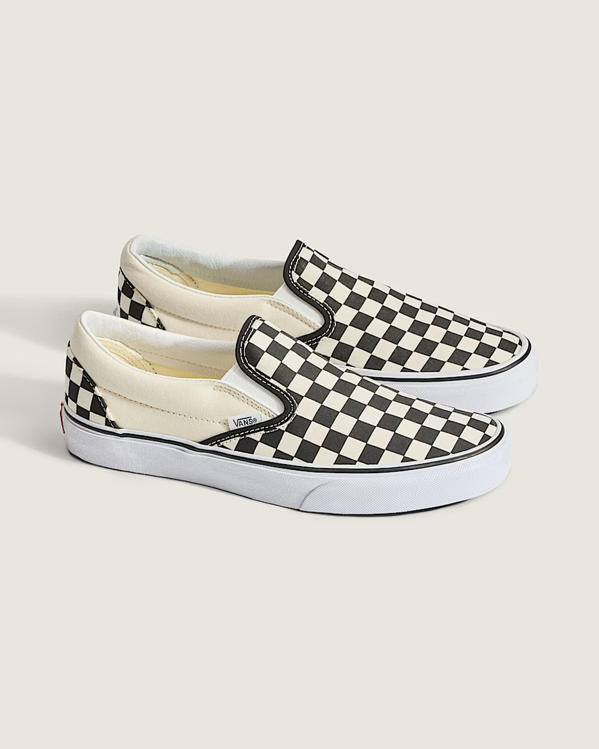 Vans Classic Slip-On Sneaker in Black & White Checkerboard