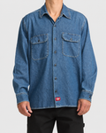 Dickies Relaxed Fit Denim Long Sleeve Shirt
