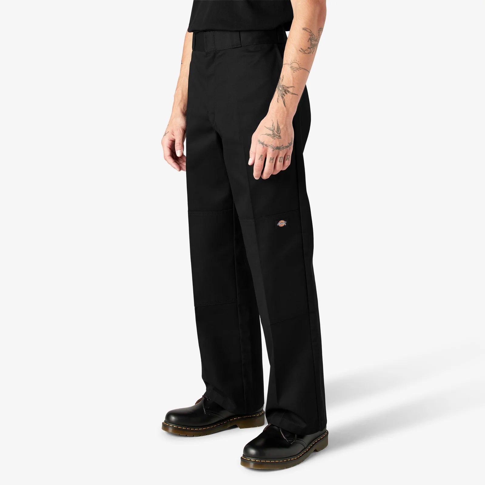 Dickies / Loose Fit Double Knee Work Pants / Black