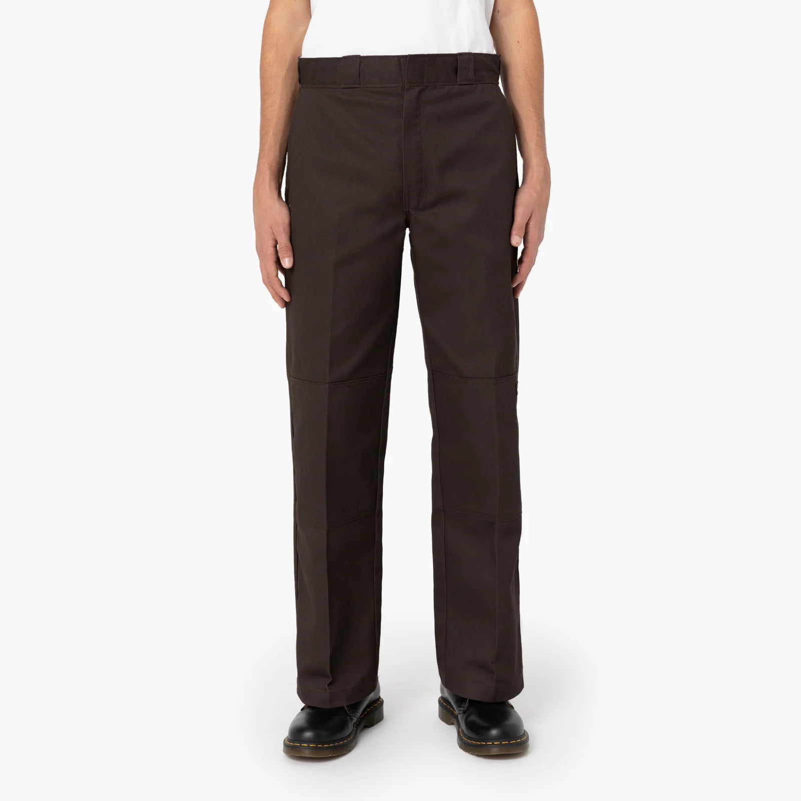 Dickies / Loose Fit Double Knee Work Pants / Dark Brown