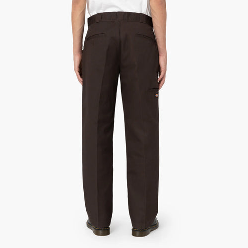 Dickies / Loose Fit Double Knee Work Pants / Dark Brown