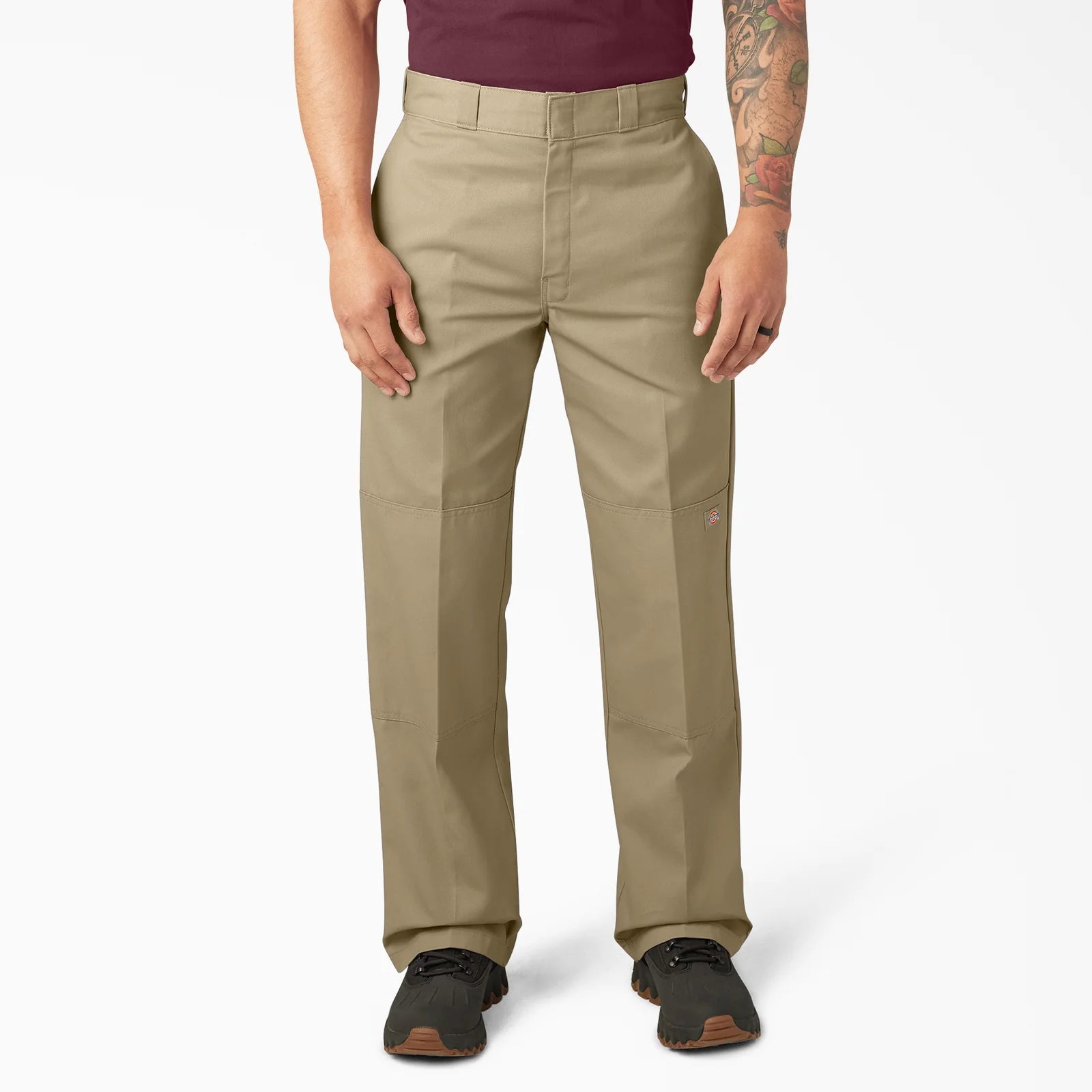 Dickies / Loose Fit Double Knee Work Pants / Khaki