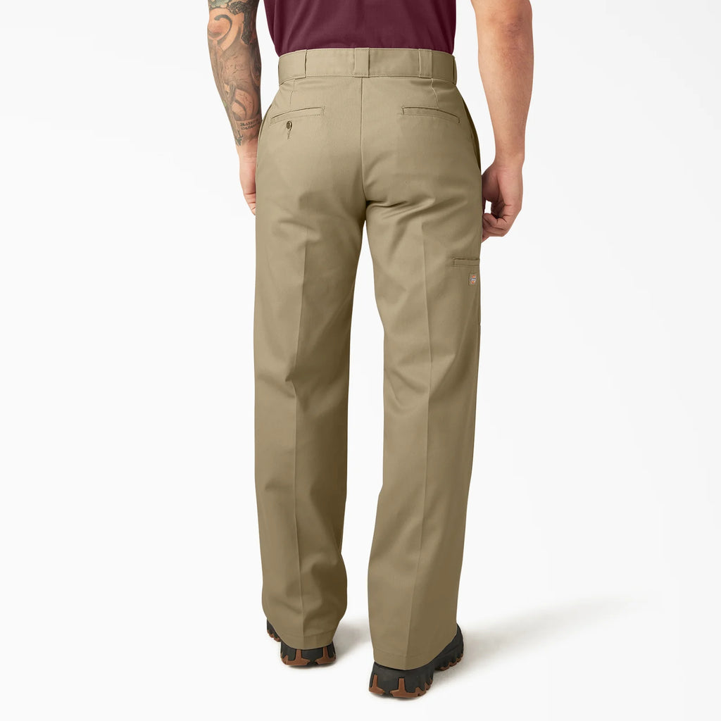 Dickies / Loose Fit Double Knee Work Pants / Khaki