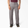 Dickies / Loose Fit Double Knee Work Pants / Silver