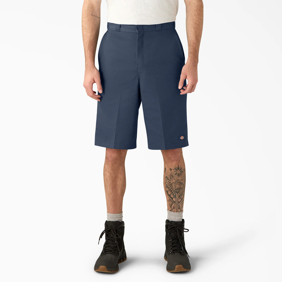 Dickies 42283 Loose Fit Flat Front Work Shorts, 13"