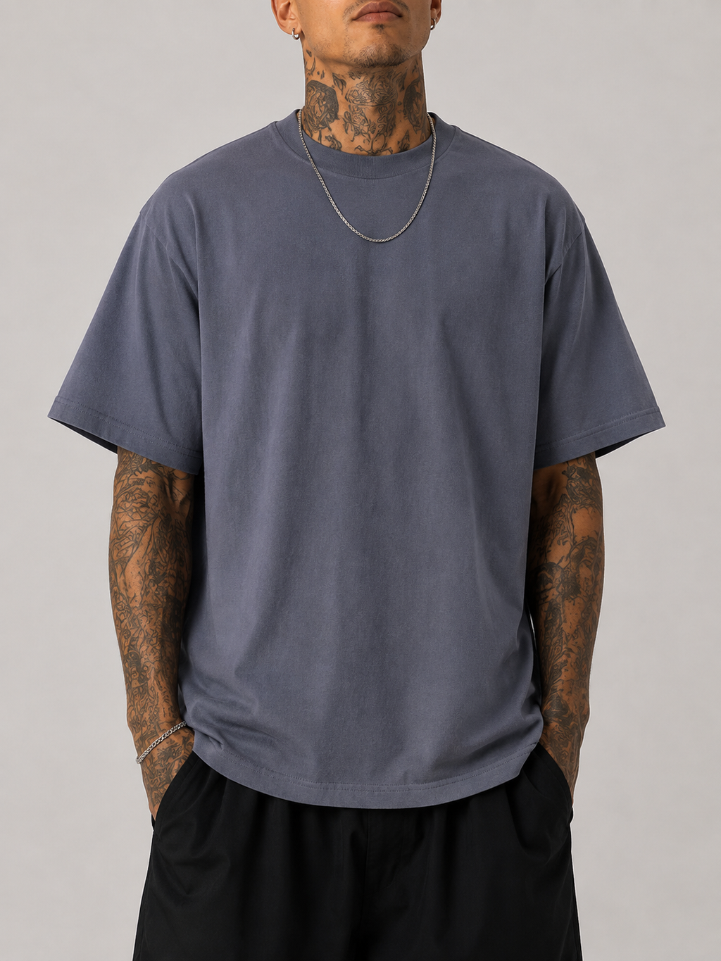 Pro Club Men's Heavyweight T-Shirts 3-Pack – Short Sleeve Crew Neck Cotton Tees