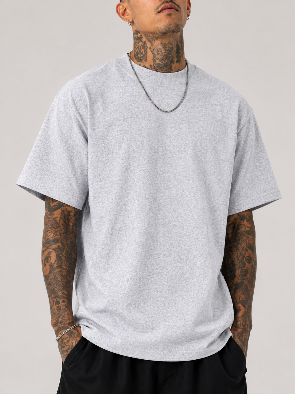 Pro Club Men's Heavyweight T-Shirts 3-Pack – Short Sleeve Crew Neck Cotton Tees
