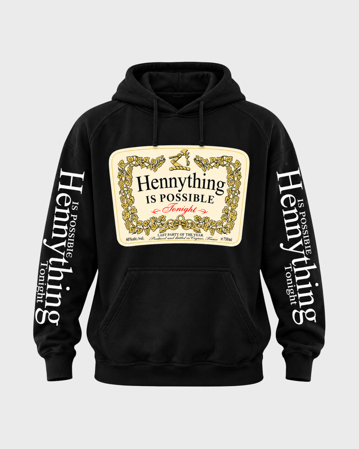 Hennything Is Possible Graphic Pullover Hoodie