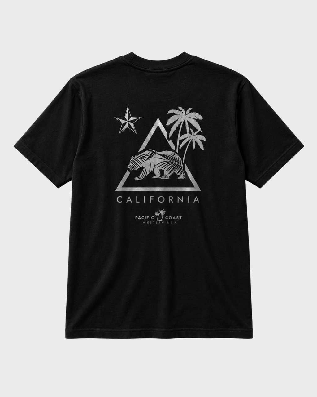 California Sunset Bear Graphic Tee