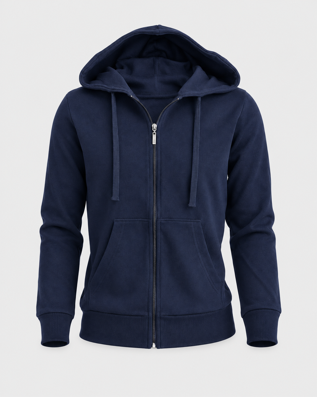 Plain Fleece Zipper Hood