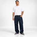 Pro Club Loose Fit Denim Jeans in Dark Blue