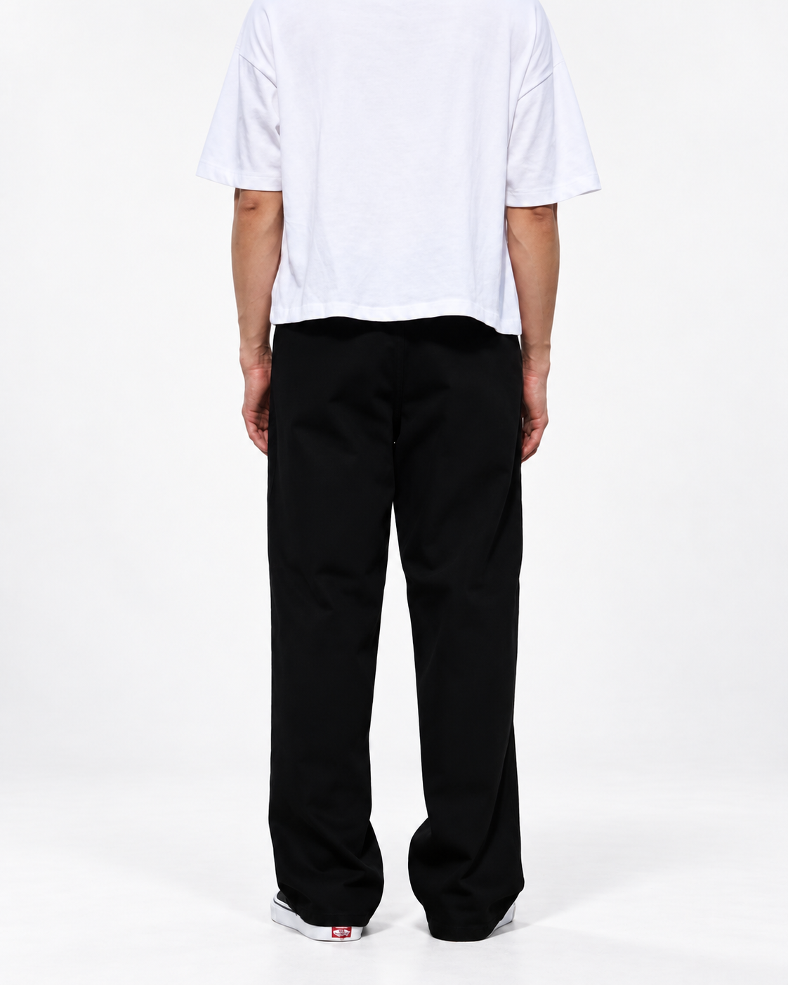 Neo Blue black baggy chino pants, wide-leg fit - image 4