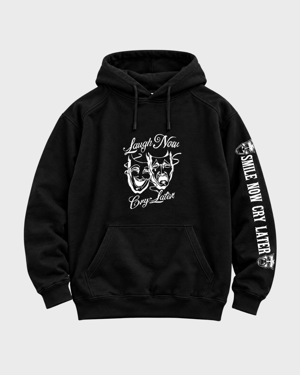 Smile Now Cry Later graphic pullover hoodie - Chicano streetwear