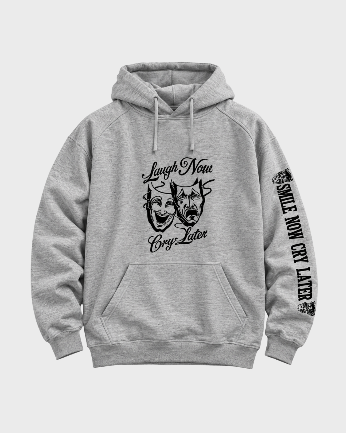 Smile Now Cry Later unisex pullover hoodie with graphic print