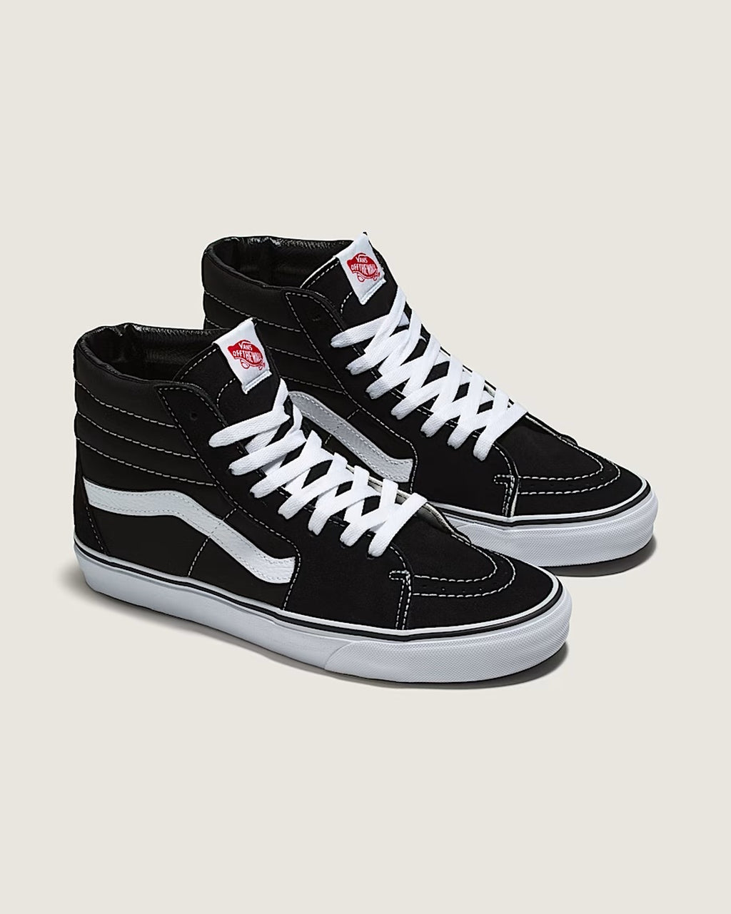 Vans Sk8-Hi High-Top Sneaker in Black & White