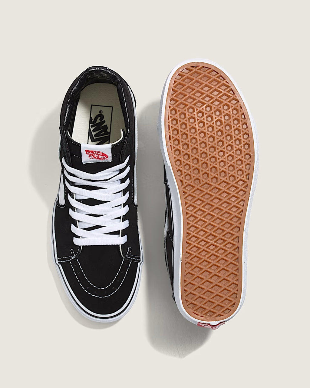 Classic Vans Sk8-Hi high-top sneakers in Black & White