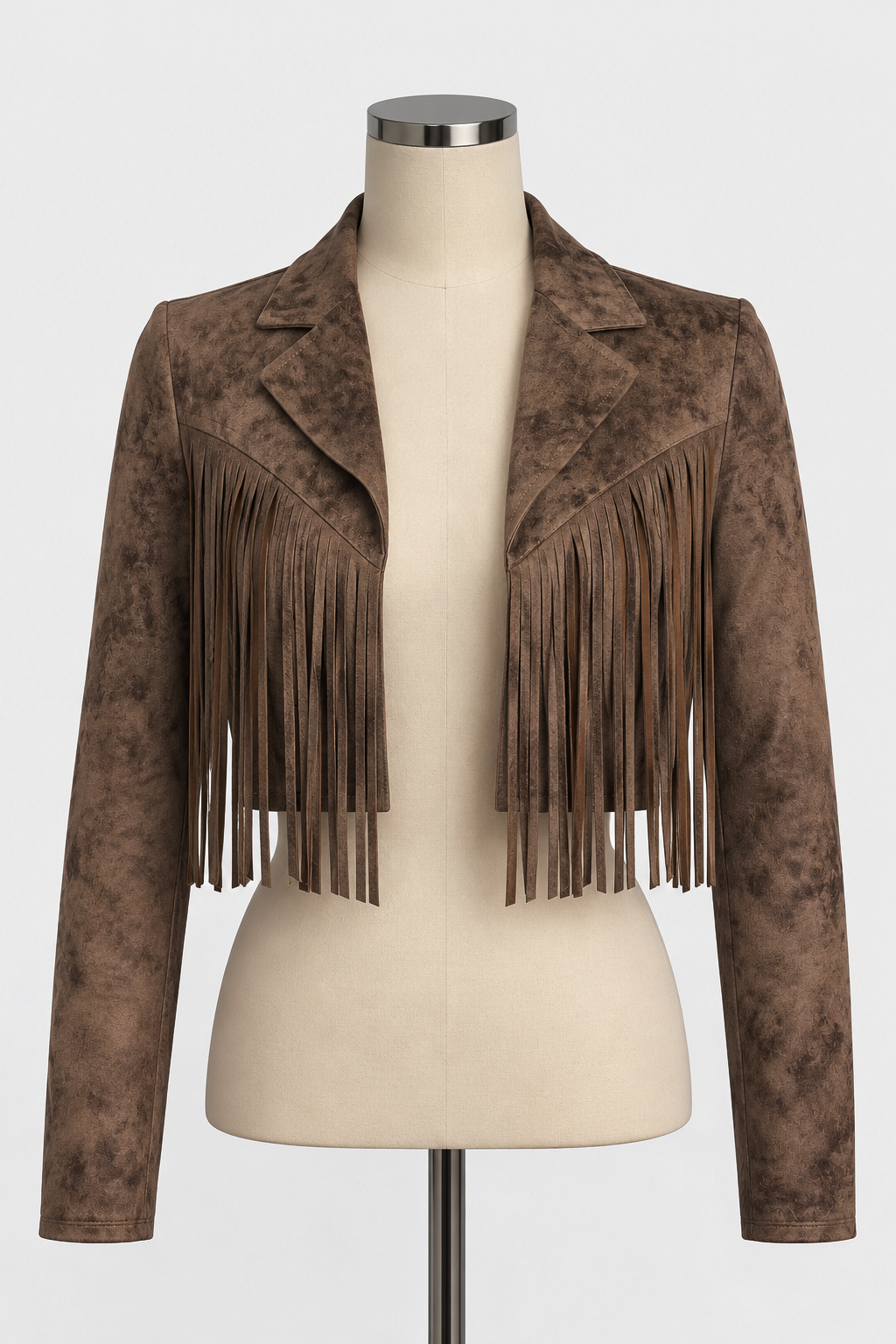 Desert Muse Faux Suede Fringe Jacket