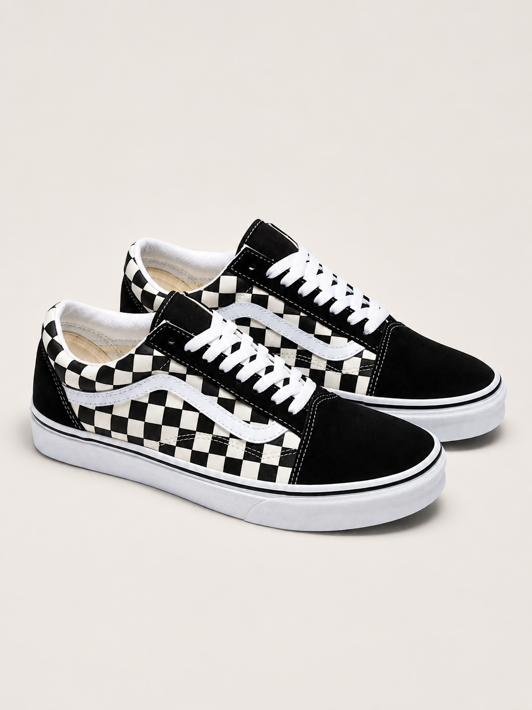 VN0A38G1P0S / Old Skool /  (PRIMARY CHECK) BLK/WHITE