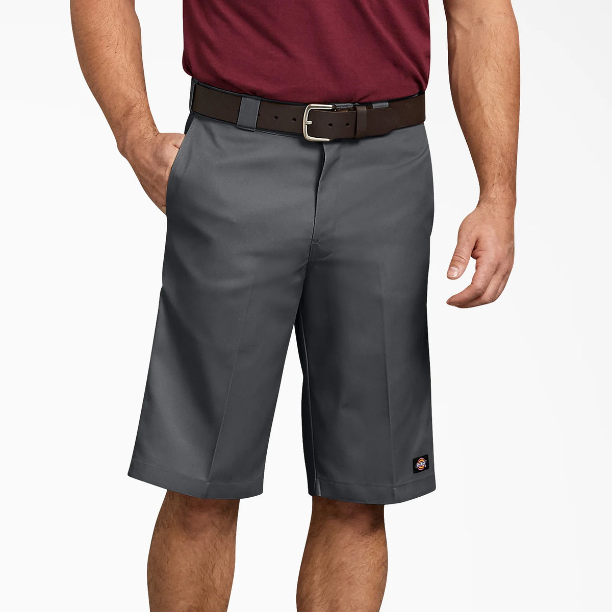 Dickies WR850 FLEX Regular Fit 11 inch Work Shorts in Gravel Gray